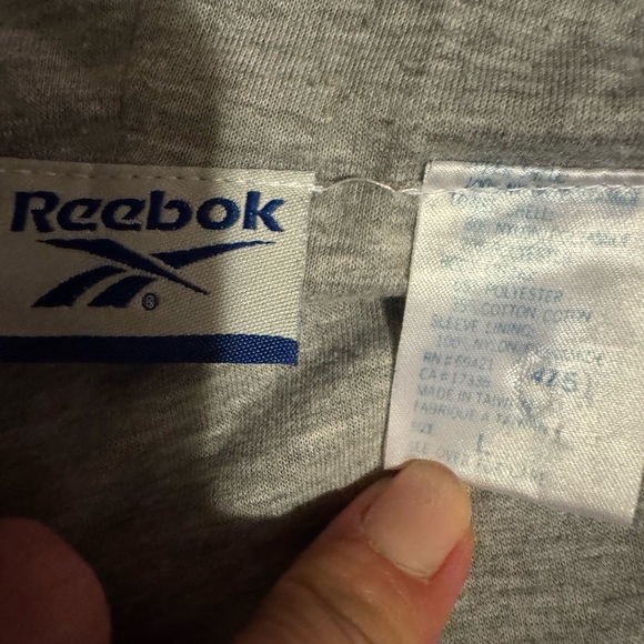 Reebok Heather Gray wind jacket - Picture 2 of 4